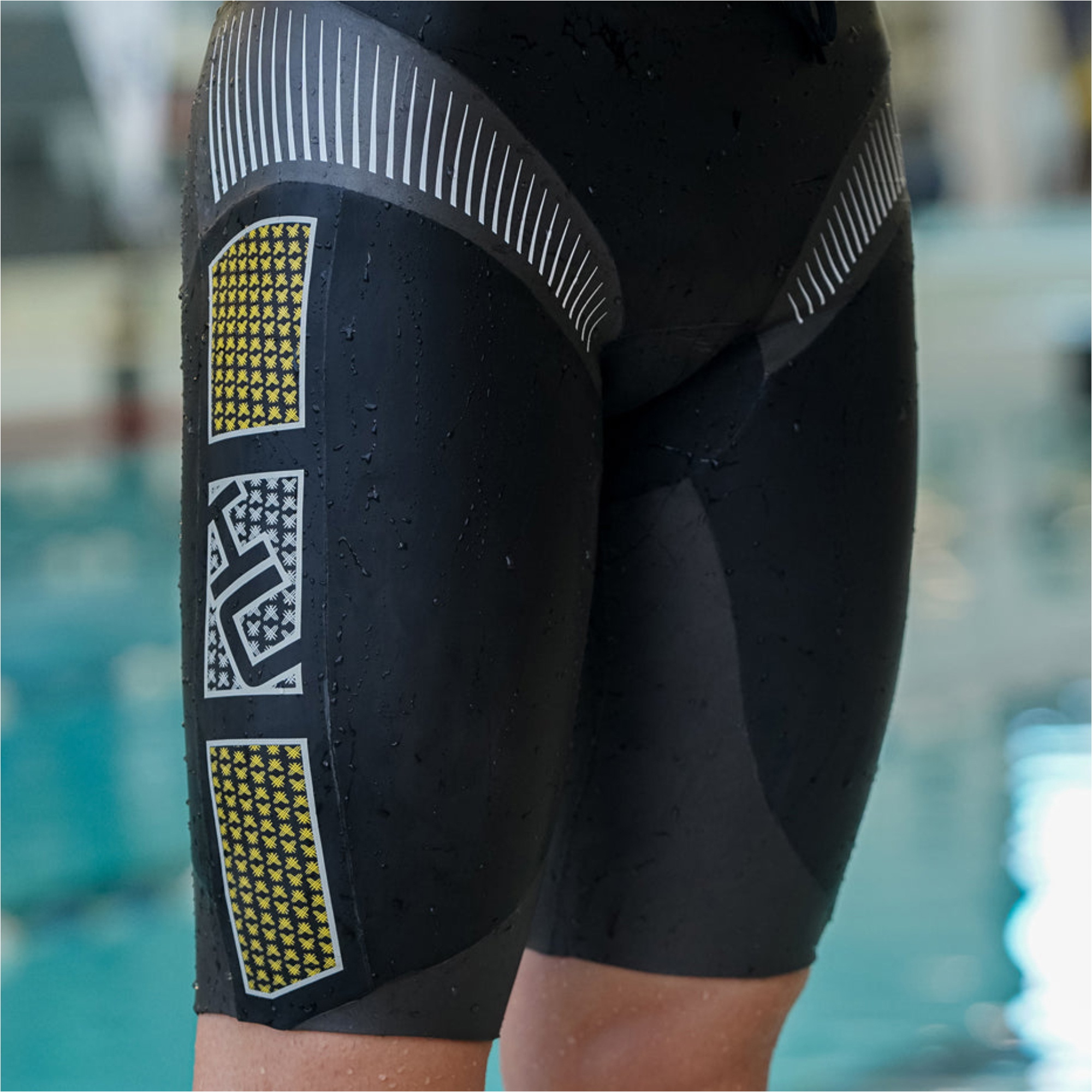 2025 HUUB Mens Pinnacle Buoyancy Short PINNSHORT - Black / Silver